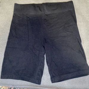 Black Biker Shorts